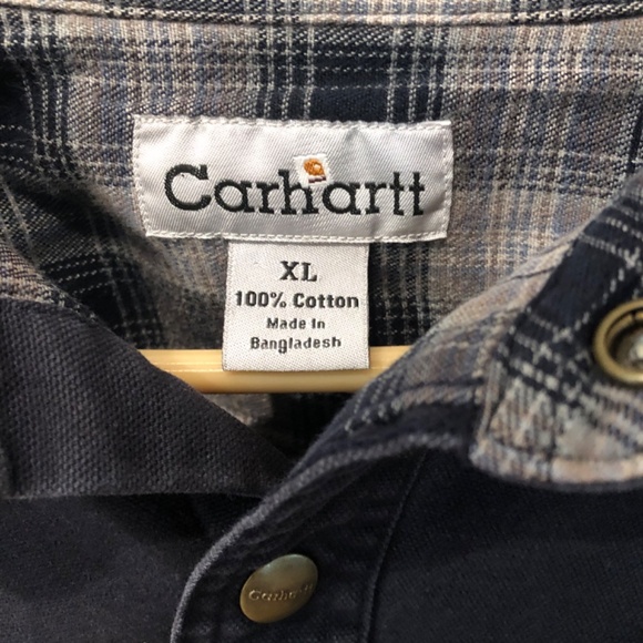 Men’s Carhartt Flannel Lined Work Jacket - Picture 4 of 9